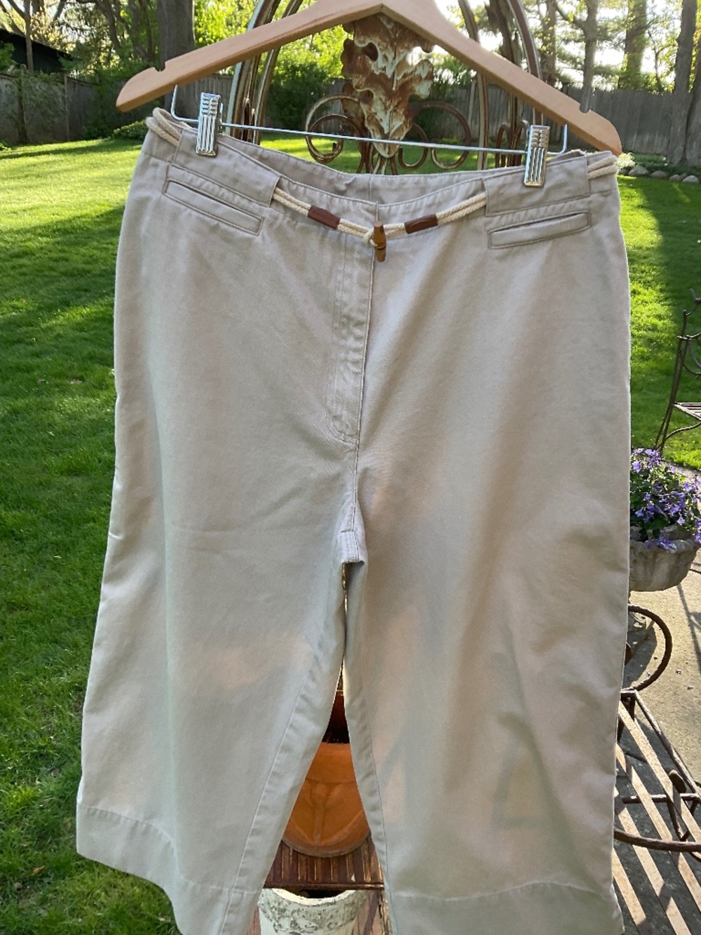 Ralph Lauren Tan Capris, size 14